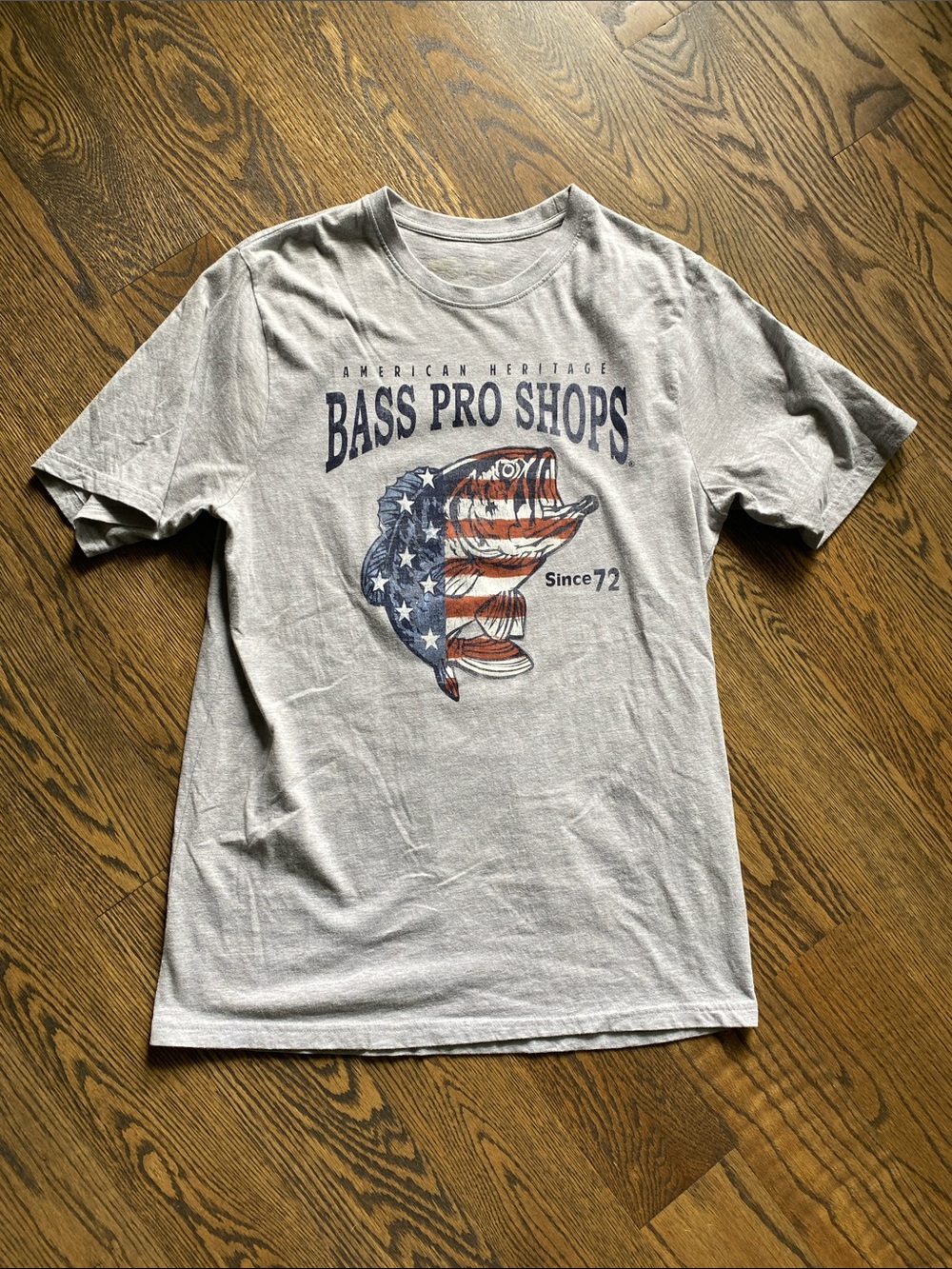 Bass Pro Shops American Flag Bass Graphic Tee